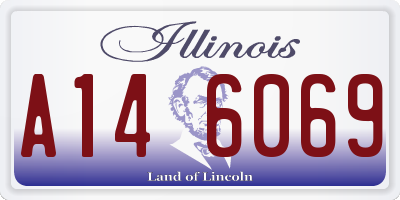 IL license plate A146069