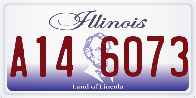 IL license plate A146073