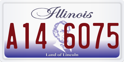 IL license plate A146075