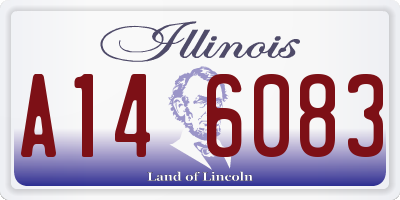 IL license plate A146083