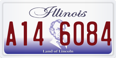 IL license plate A146084
