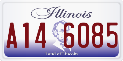 IL license plate A146085