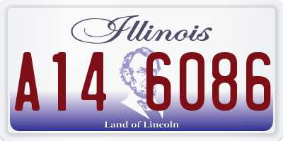 IL license plate A146086