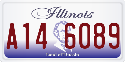 IL license plate A146089