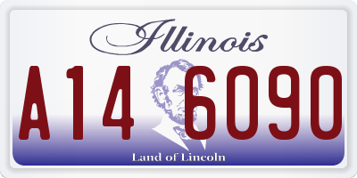 IL license plate A146090