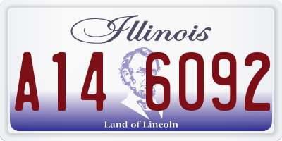 IL license plate A146092