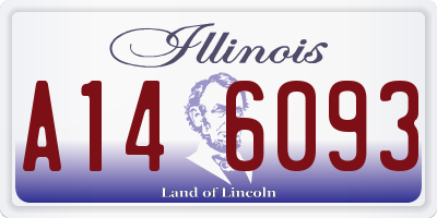 IL license plate A146093