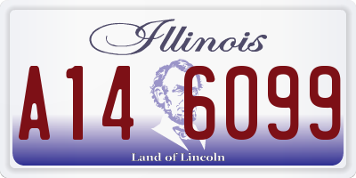 IL license plate A146099