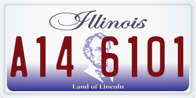 IL license plate A146101