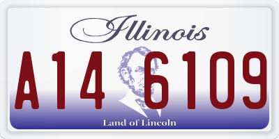 IL license plate A146109