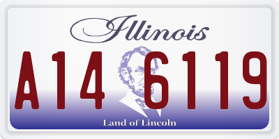 IL license plate A146119