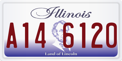 IL license plate A146120