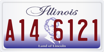 IL license plate A146121