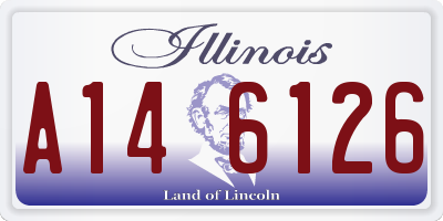 IL license plate A146126
