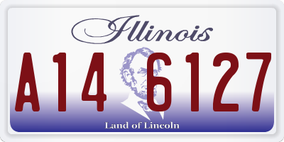IL license plate A146127