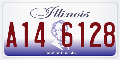 IL license plate A146128
