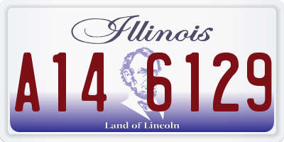 IL license plate A146129