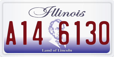 IL license plate A146130