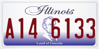 IL license plate A146133