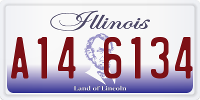 IL license plate A146134