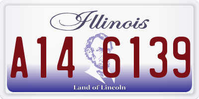 IL license plate A146139