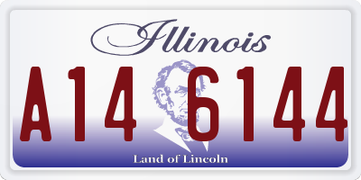 IL license plate A146144