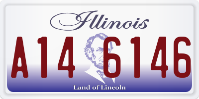 IL license plate A146146