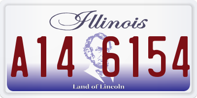 IL license plate A146154