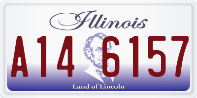 IL license plate A146157