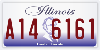IL license plate A146161