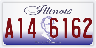 IL license plate A146162
