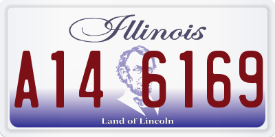 IL license plate A146169