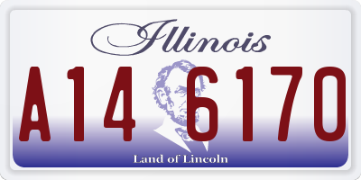 IL license plate A146170
