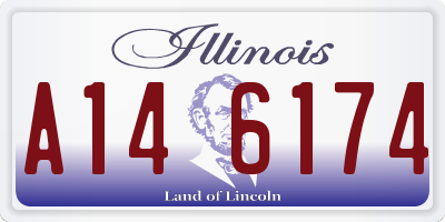 IL license plate A146174