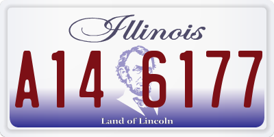 IL license plate A146177