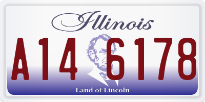 IL license plate A146178