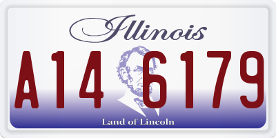 IL license plate A146179