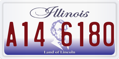 IL license plate A146180