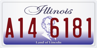 IL license plate A146181