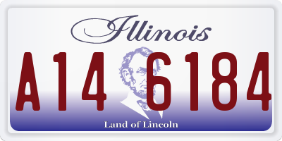 IL license plate A146184