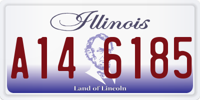 IL license plate A146185