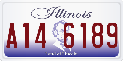 IL license plate A146189
