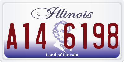 IL license plate A146198