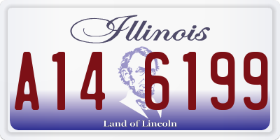 IL license plate A146199