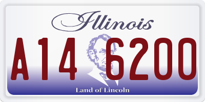 IL license plate A146200