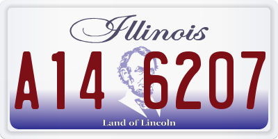 IL license plate A146207