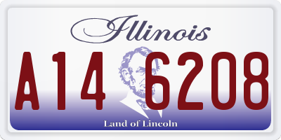 IL license plate A146208