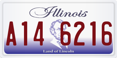 IL license plate A146216