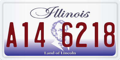IL license plate A146218