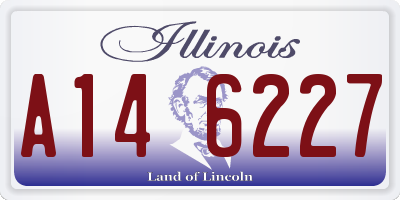 IL license plate A146227